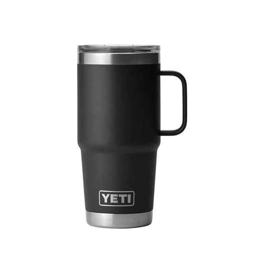 YETI Rambler®-reisbeker van 20 oz met Stronghold-deksel - Zwart