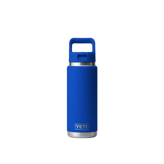 YETI Rambler® drinkfles van 26 oz (760 ml) met rietjesdop - Royalblauw