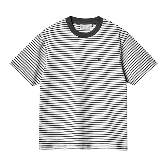 T-Shirt Donna Carhartt WIP W' S/S Coleen Bianco / Nero