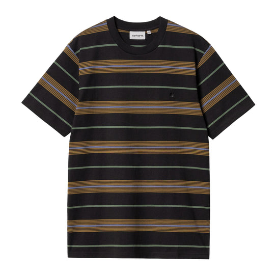 T-Shirt Herren Carhartt WIP S/S Haynes Nero Mehrfarbig