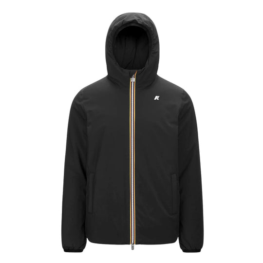 K-Way Jack St Warm Reversible Herrenjacke Schwarz / Grün