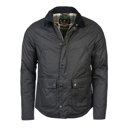 Barbour Reelin gewachste Baumwolle grüne Herrenjacke