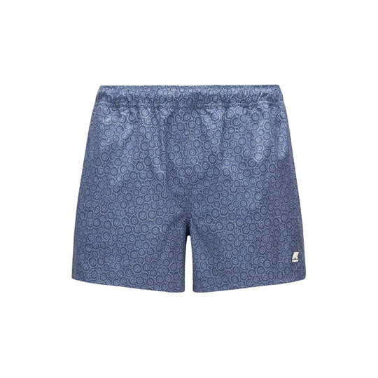 Costume Uomo K-Way Airy Graphic Indaco