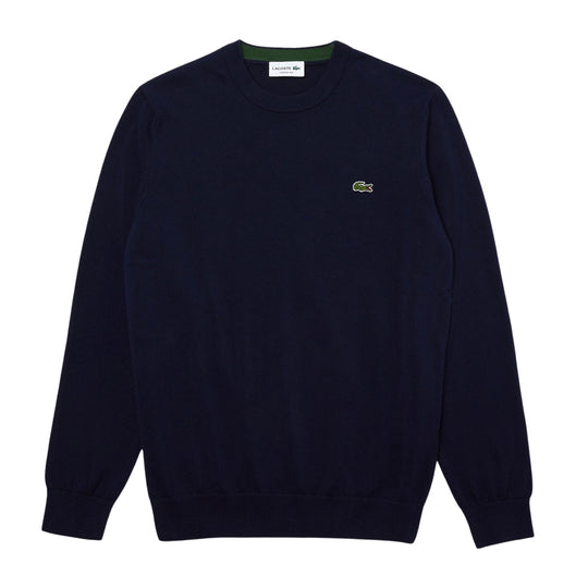 Men's Lacoste Crew Neck Sweater Blue