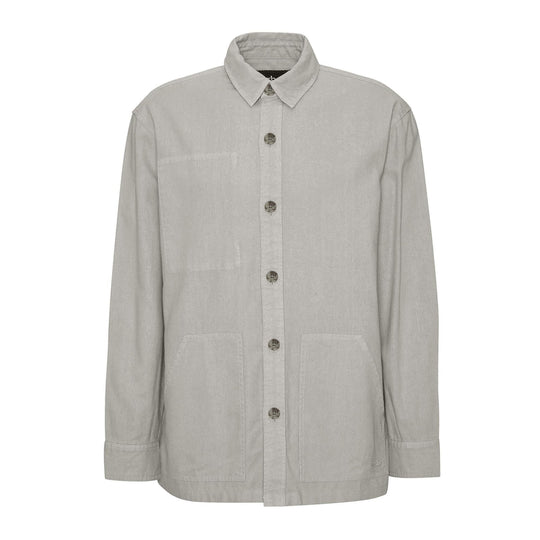 Overshirt Herren Barbour Leinen Sand