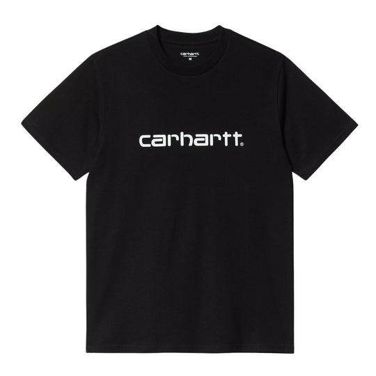 T-shirt Herren Carhartt WIP S/S Schrift Schwarz / Weiß