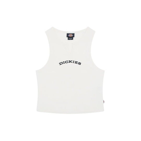 Women's Dickies V-Neck Tank Top White
