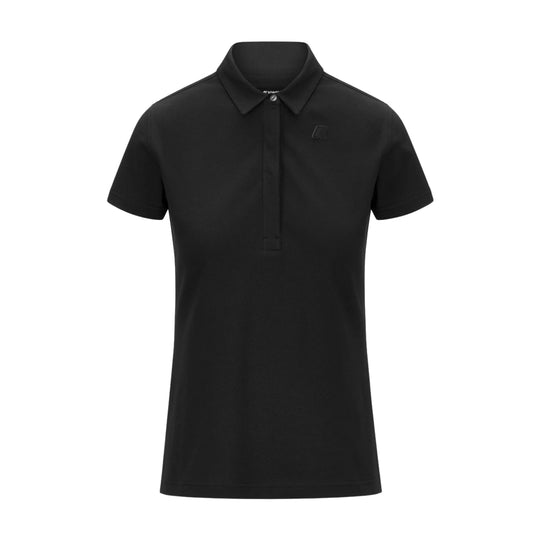 Women's Polo K-Way Amedea Pique Black