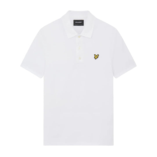Men's Polo Lyle & Scott White Logo