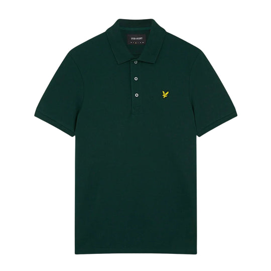 Men's Polo Lyle & Scott Dark Green Logo
