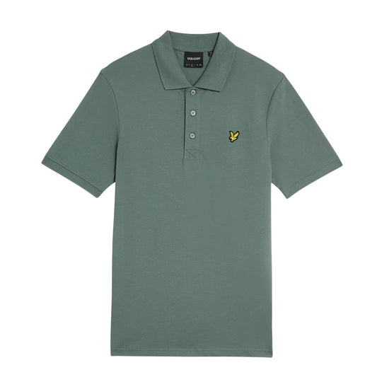 Men's Polo Lyle & Scott Sage Green Logo