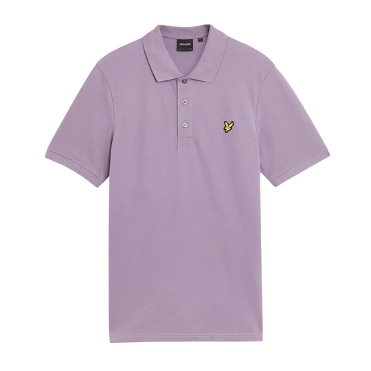 Men's Polo Lyle & Scott Logo Lilac