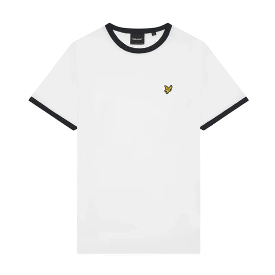Men's T-shirt Lyle & Scott Ringer White / Blue
