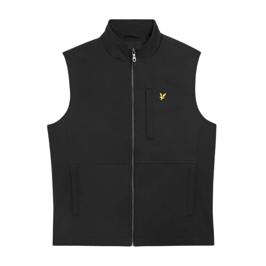 Men's Lyle & Scott Softshell Vest Black
