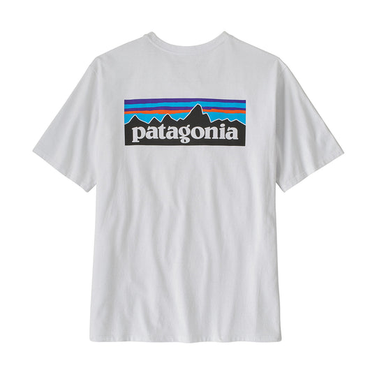 Patagonia Men's P-6 Logo Responsibili-Tee T-shirt White