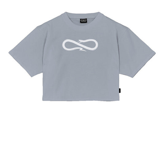 Women's Cropped T-shirt Propaganda Logo Ice