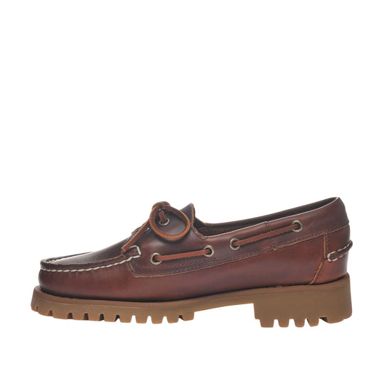 Women's Leather Loafers RANGER WAXED - Brown