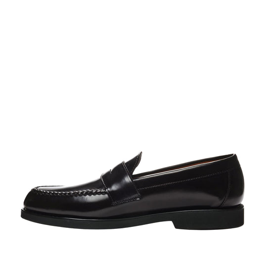 Men's RYAN BRUSHED Leather Loafers Bordeaux