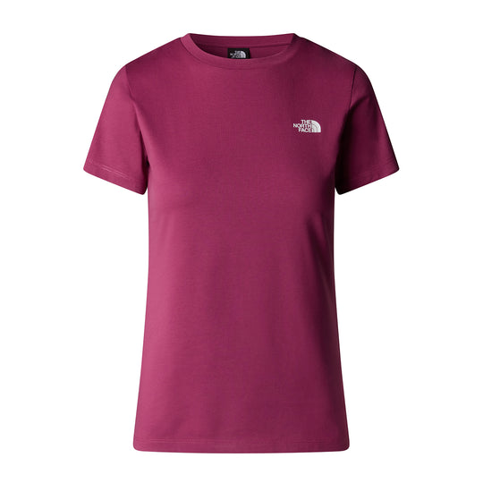 T-Shirt Damen The North Face Simple Dome Kirsche