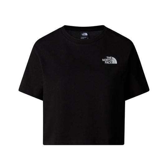 Women's The North Face Simple Dome Cropped T-shirt Black
