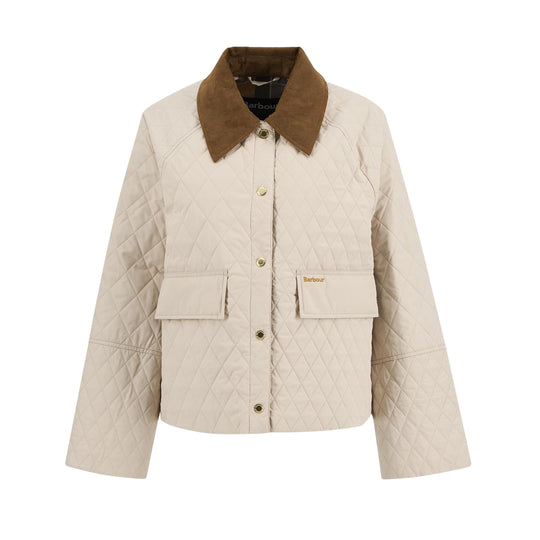 Damesjas Kirby Quilted Krijtwit