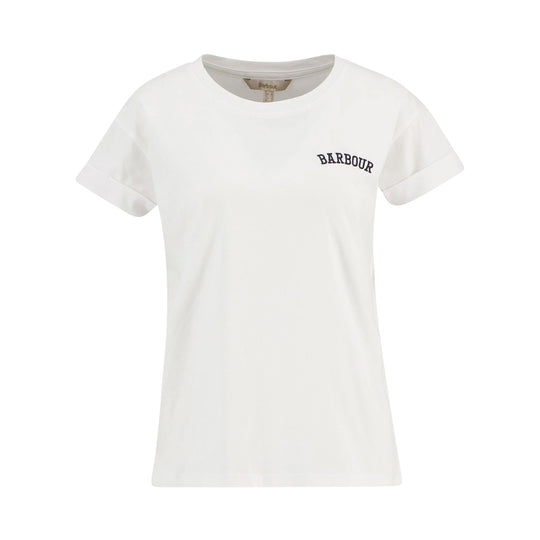 T-Shirt Donna Barbour Bede Bianco