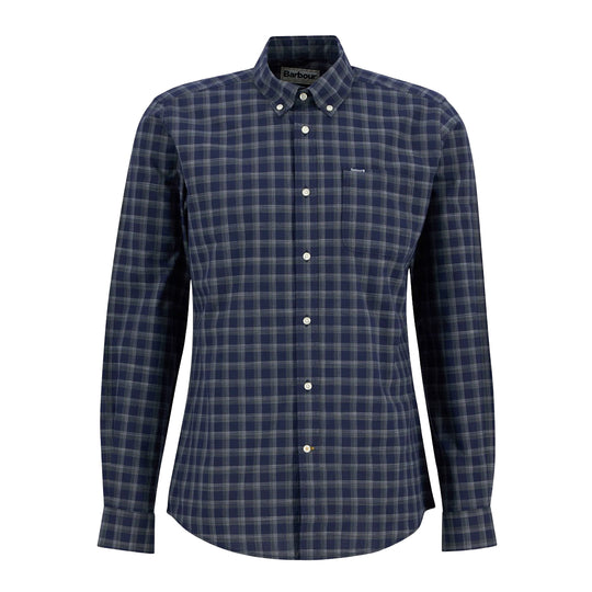 Herrenhemd Barbour Bramwell Tailored Shirt Blau/Grün