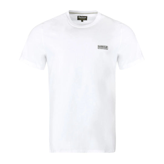 T-shirt Uomo Barbour International Essential Logo Bianco