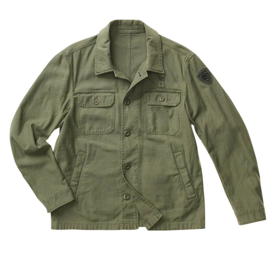 Over Camicia Uomo Blauer Goodale Dyed Verde