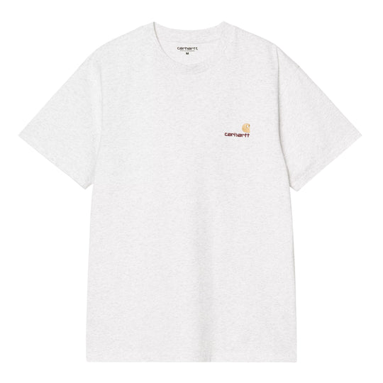 Carhartt WIP T-shirt voor heren S/S American Script grijs