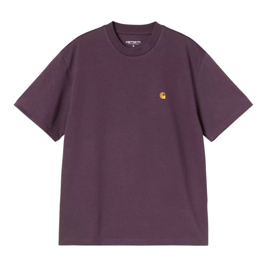 Damen T-Shirt Carhartt Wip W' S/S Chase Lila