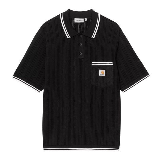 Maglia Uomo Carhartt Wip S/S Ramsey Polo Nero