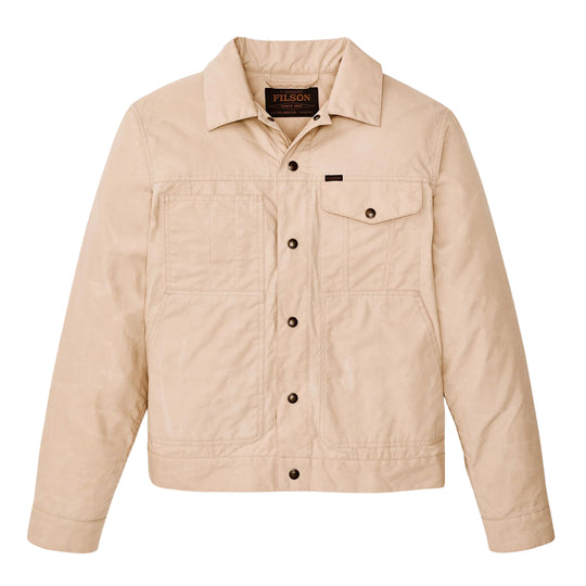 Short Waxed Cruiser Jacket Beige
