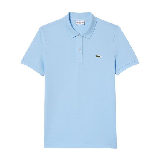 Polo Uomo Lacoste Slim Fit Blu Pastello