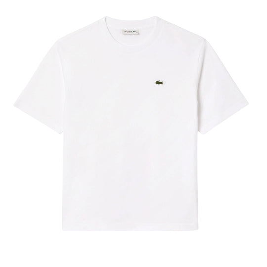 Damen T-Shirt Lacoste Relaxed Fit Weiß