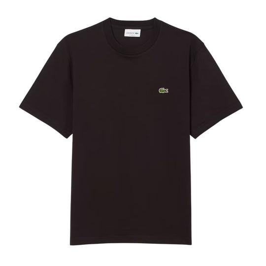 T-Shirt Uomo Lacoste M/M Girocollo Unita Marrone