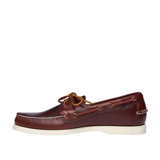 Herren Bootsschuhe Portland gewachst aus gewachstem Leder - Braun