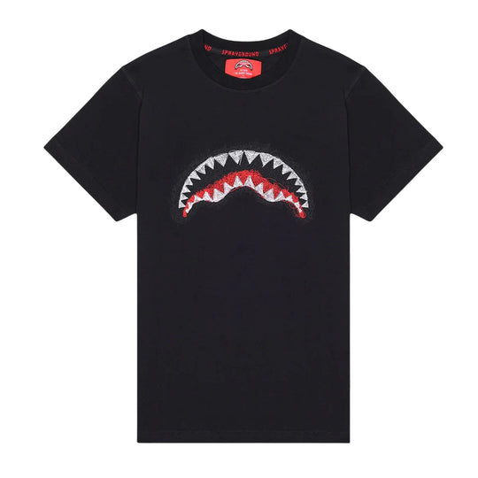 T-Shirt Uomo Sprayground Scribble Embroidery Nero