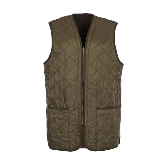 Gilet Uomo Barbour Polarquilt Zip-in Verde Oliva