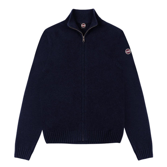 Herrenpullover Colmar mit durchgehendem Reißverschluss in Marineblau