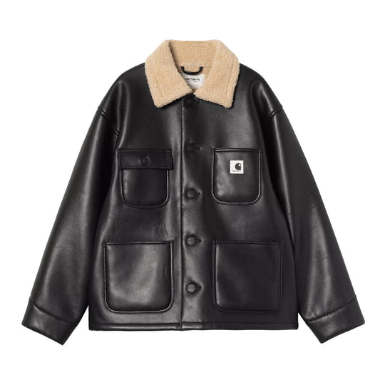 Giubbino Donna Carhartt Wip W' Shepton Og Michigan Coat Nero/Panna
