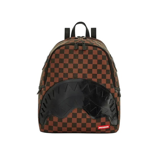 Sprayground-Rucksack Shark In Paris Clear Braun Multicolor