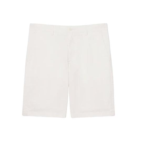 Bermuda Uomo Lacoste Chino Slim Bianco