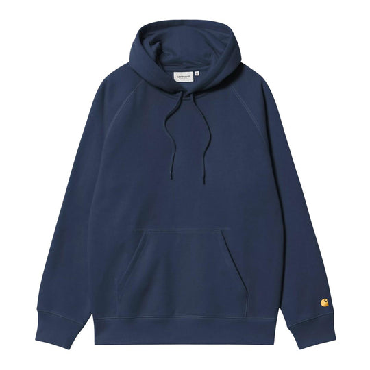 Felpa Uomo Hooded Chase Sweatshirt Azzurro/Oro