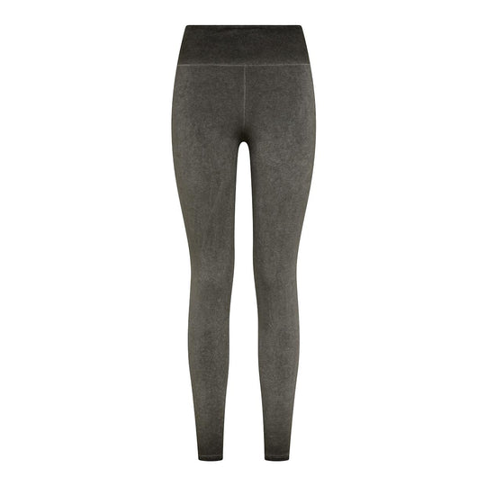 Leggings Donna Deha A Vita Alta Nero Lavato