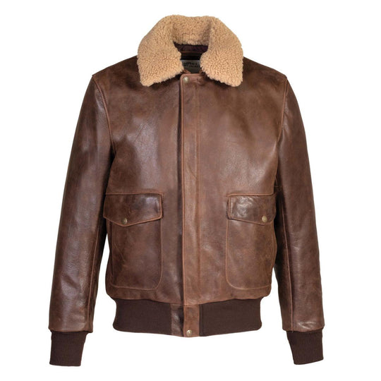 Giubbino Uomo Schott N.Y.C. 594 Marrone