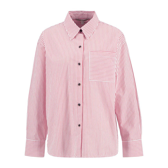 Camicia Donna Barbour Polly Striped Shirt Bianco/Rosso