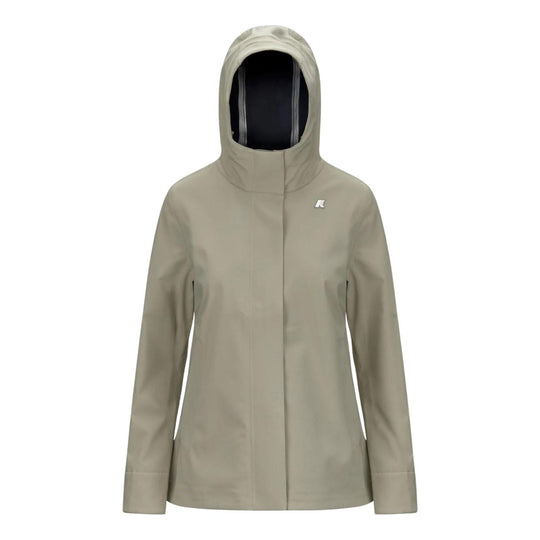 Giubbino Donna K-Way Madalina Bonded Grigio / Blu