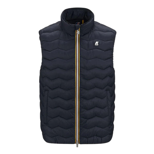 Men's K-Way Valen Quilted Warm Vest Blue