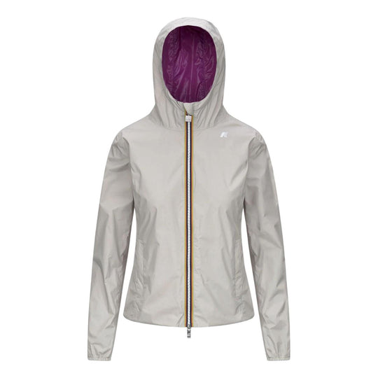Women's Jacket K-Way Lily Plus.2 Reversible Beige / Purple